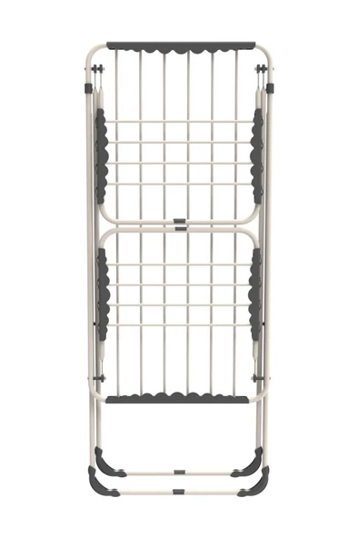 Perilla Vinela Kanatlı Kalın Borulu Çamaşır Kurutmalığı Mat Beyaz KMU17038-1 - 2