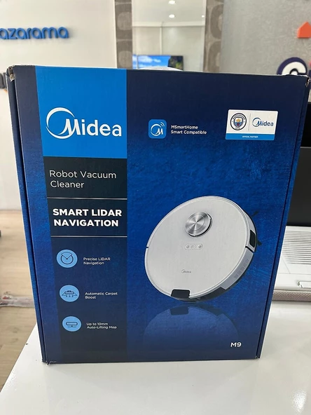 Midea M9 Robot Vacuum Cleaner Beyaz