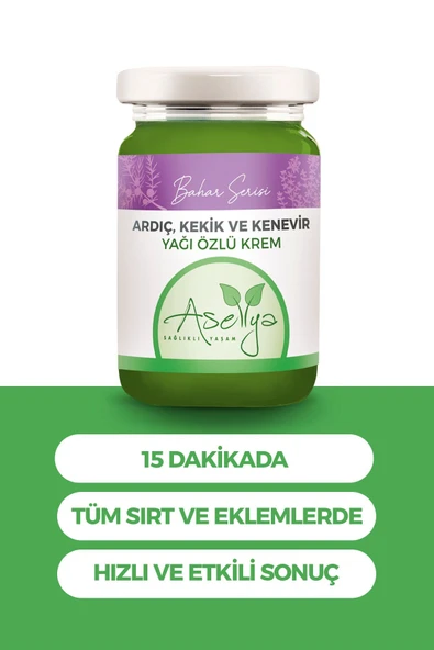 ASELYA ARDIÇ KEKİK VE KENEVİR YAĞI ÖZLÜ KREM 100 ML