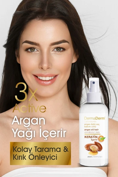 DERMADERM ARGAN YAĞI ÖZLÜ SAÇ BAKIM SÜTÜ 250ML - 4
