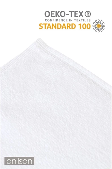 4'lü Beyaz Banyo Havlusu - 70x140 Cm, 490 Gr, %100pamuk, Spa Ve Otel Havlusu, Günlük Kullanıma Uygun - 4