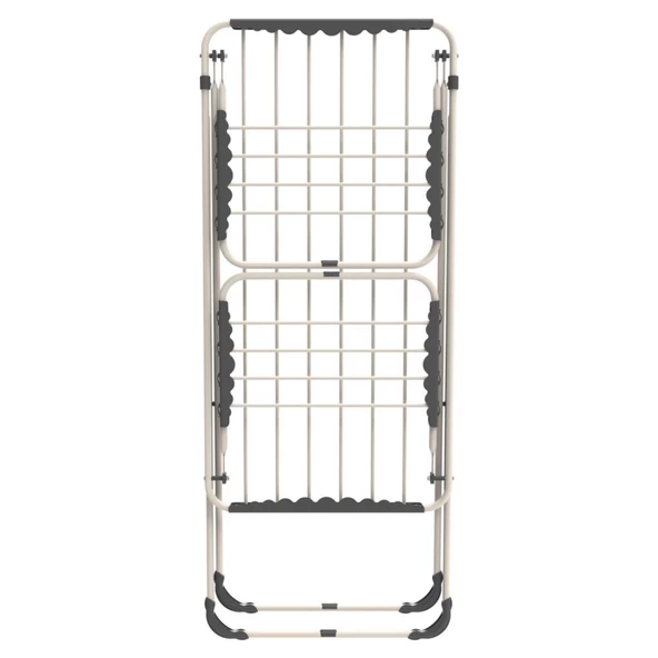 Perilla Vinela Kanatlı Kalın Borulu Çamaşır Kurutmalığı Mat Beyaz KMU17038-1 - 4