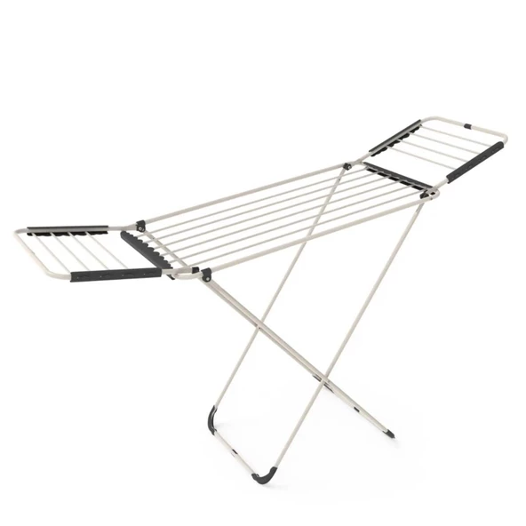 Perilla Vinela Kanatlı Kalın Borulu Çamaşır Kurutmalığı Mat Beyaz KMU17038-1 - 3