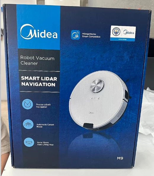 Midea M9 Robot Vacuum Cleaner Beyaz