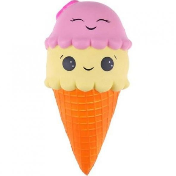 Renkli Külah Squishy Yumuşak Anahtarlık Çanta Süsü - 2