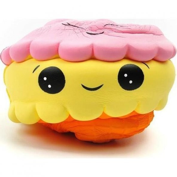 Renkli Külah Squishy Yumuşak Anahtarlık Çanta Süsü - 3