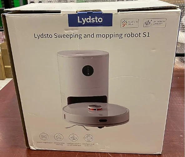 Lydsto S1 Çöp İstasyonlu Beyaz Akıllı Robot Süpürge