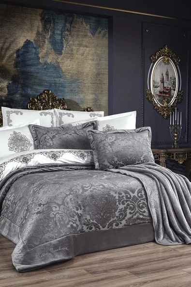 10 Parça Çeyizlik Gelin Seti Gri