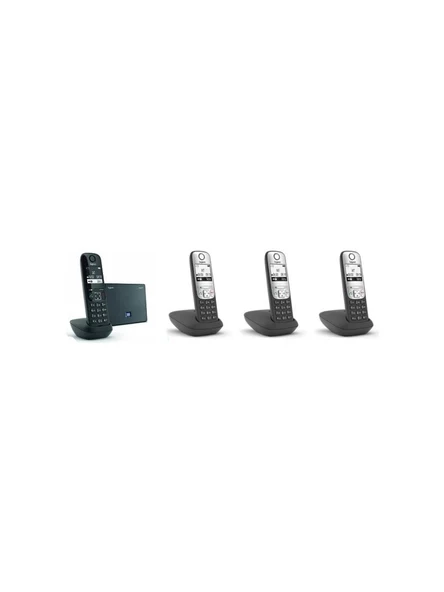 Gigaset Analog & Ip 4 Dahili Dect Telsiz Kablosuz Telefon Santrali AS690IP-A690 - 2