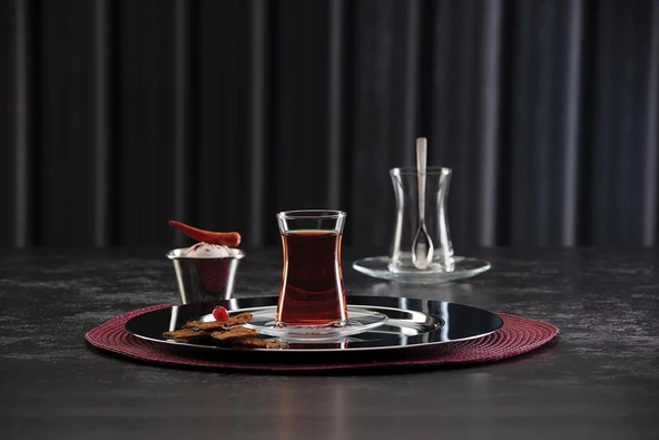 Pasabahce Heybeli Çay Takımı Seti, Sade, 160 Ml, 4 Parça  95290 - 6