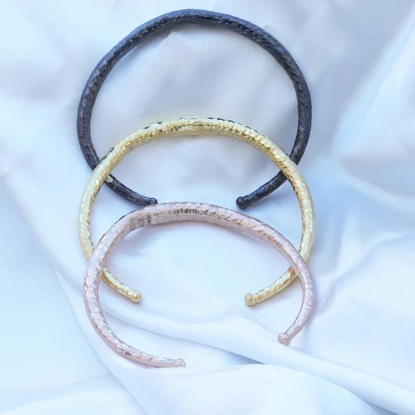 Dövme Elişi Gümüş Kelepçe - Resim 11