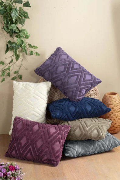 Bohem Punch 2'li Dekoratif Kırlent Kılıfı Yastık Kılıfı Çift Taraflı 35x45 Cm - 2