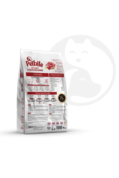 PETBİTE YETİŞKİN KÖPEK KUZU ETLİ 15 KG - 2