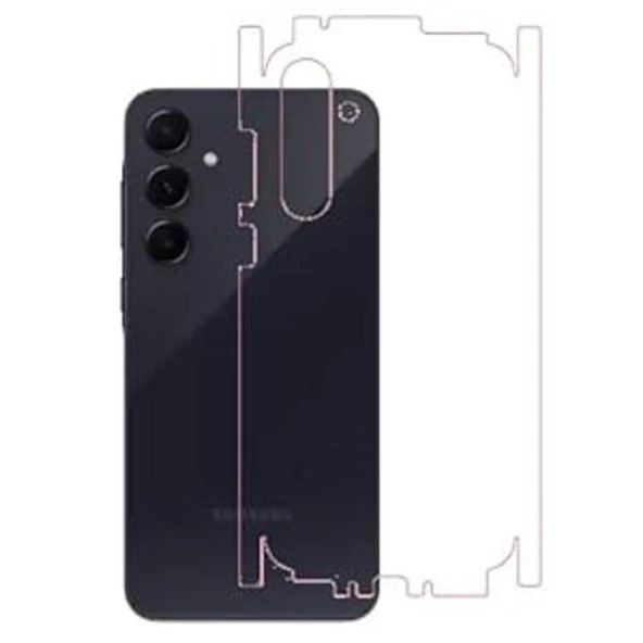 Samsung A55 ile Uyumlu MAT TPU Arka Kaplama 360