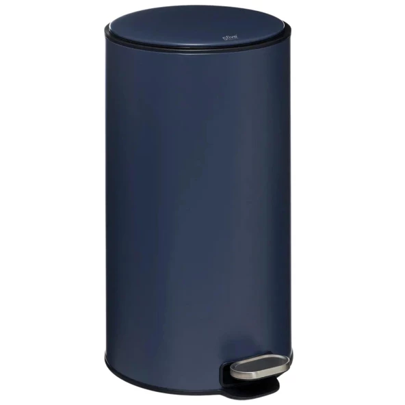 5five Simply Smart Delta Metal Pedallı 30 LT Çöp Kutusu Petrol Mavisi