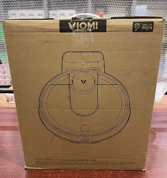 Viomi SE Vacuum Cleaner Lazer Sensör Akıllı Robot Süpürge Beyaz