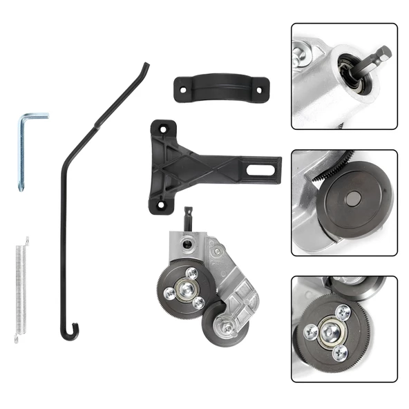 Metal Plaka Sac Kesme Kesim Aparatı Matkap Uyumlu - 5