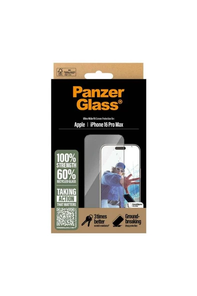 PanzerGlass iPhone 16 Pro Max UWF Ekran Koruyucu