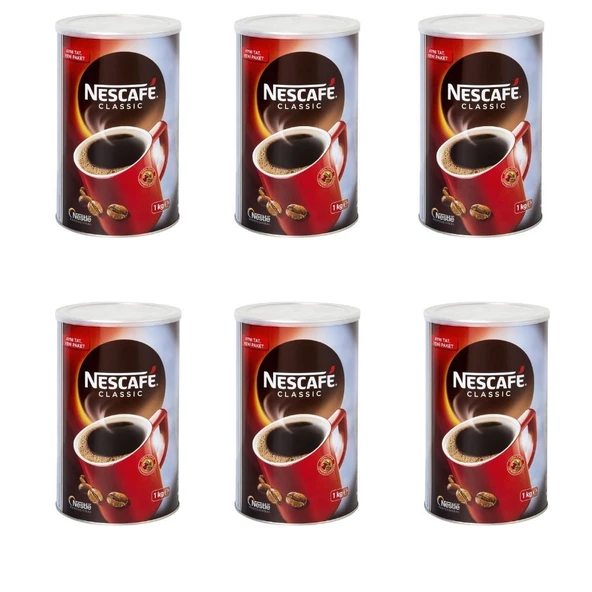 Nescafe Classic 1kg x 6 Adet