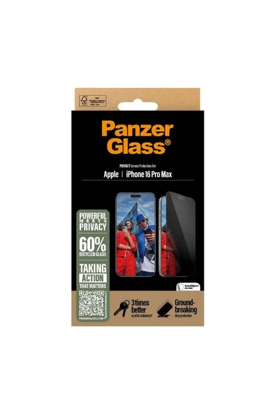 PanzerGlass iPhone 16 Pro Max Privacy UWF Ekran Koruyucu - 2