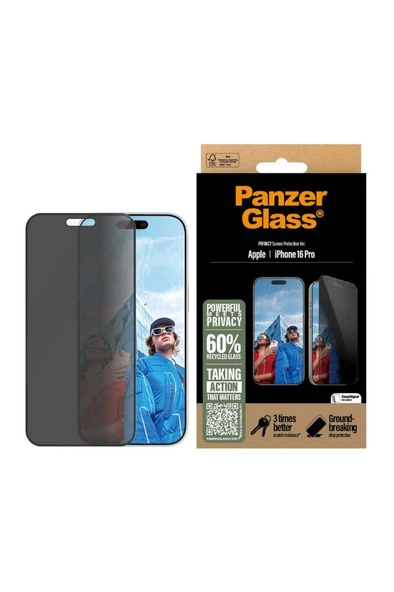 PanzerGlass iPhone 16 Pro Privacy UWF Ekran Koruyucu - 2