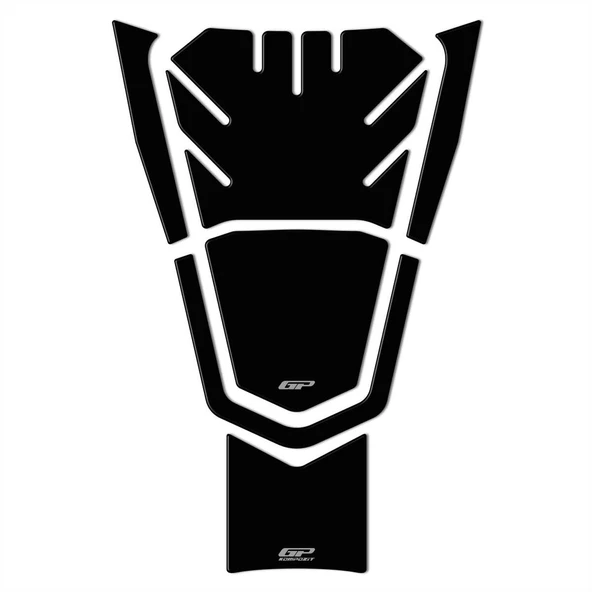 GP Kompozit Honda PCX 125 2021-2024 Uyumlu Tank Pad Siyah