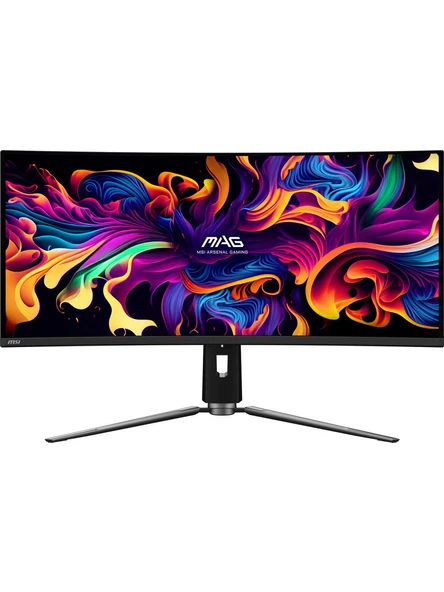 MSI 34.18 INÇ MAG 341CQP QD-OLED 3440x1440 (UWQHD) 21:9 CURVE 1800R QD-OLED 175HZ 0.03MS FREESYNC PREMIUM PRO GAMING MONİTÖR - 2