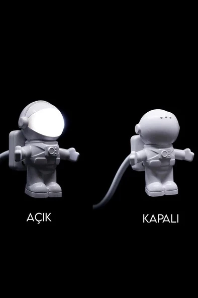 Astronot Klavye Aydınlatıcı Işık USB - 5