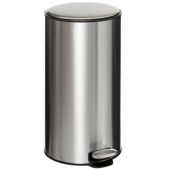 5five Simply Smart Delta Metal Pedallı 30 LT Çöp Kutusu Çelik