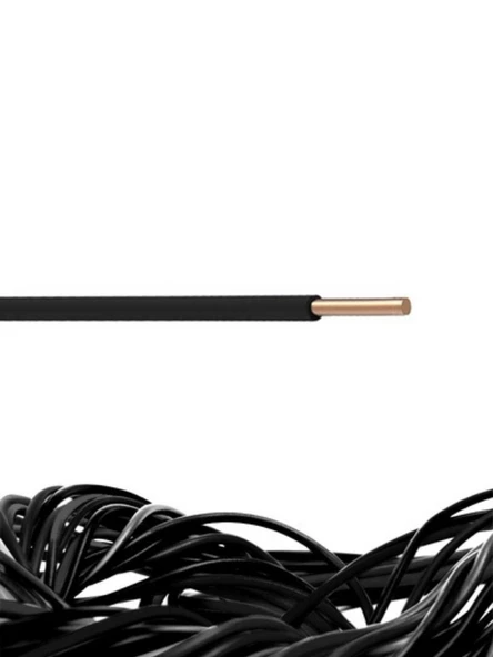 2,5MM NYA Öznur Kablo (SİYAH) H07V-U