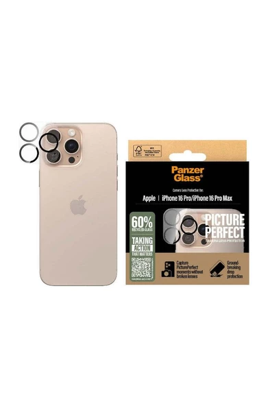 PanzerGlass iPhone 16 Pro/16Uyumlu Pro Max PicturePerfect Kamera Koruyucu - 2