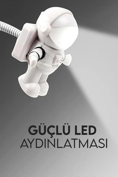 Astronot Klavye Aydınlatıcı Işık USB - 2