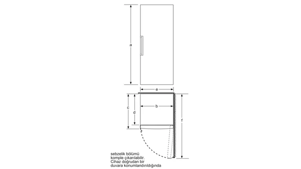 Bosch GSV24VWF0N 6 Çekmeceli Derin Dondurucu - 4