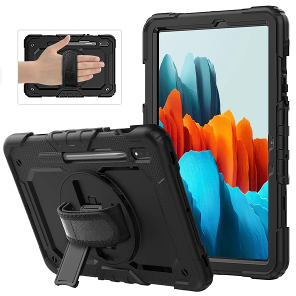 Samsung Galaxy Tab S9 FE Plus/S10 Plus/S9 Plus Kılıf Defender Askılı Pars Case Fuji X610-16-810-18 X820