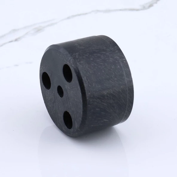 Kapsül 3.7 cm Siyah Mobilya Ayak Yükseltici Baza Ayağı Koltuk Kanepe Altı Puf Ayakları Çap: 6 cm - Resim 4