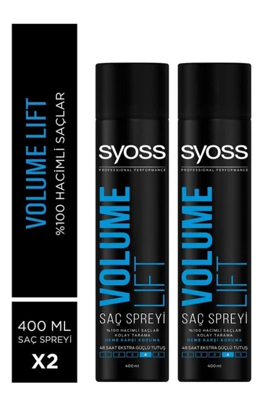 Syoss Volume Lift Saç Spreyi 2 x 400 ML