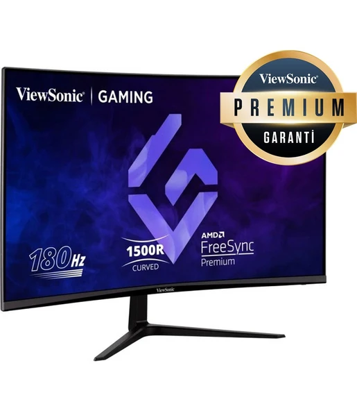 Viewsonic 32’’ VX3218-PC-MHDJ Full HD 1ms 165Hz AMD Fresync Premium Yükseklik Ayarlı Gaming Monitör