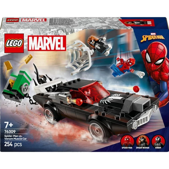 LEGO 76309 Marvel Örümcek Adam, Venom Arabasına Karşı 76309 - 3