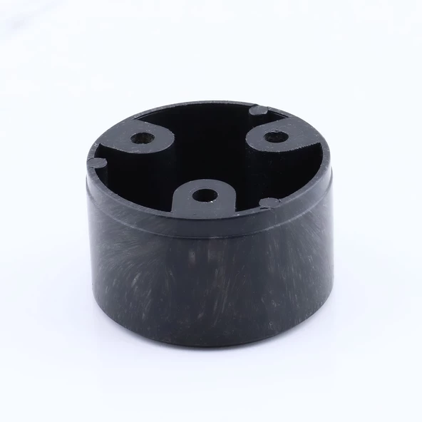 Kapsül 3.7 cm Siyah Mobilya Ayak Yükseltici Baza Ayağı Koltuk Kanepe Altı Puf Ayakları Çap: 6 cm - Resim 3