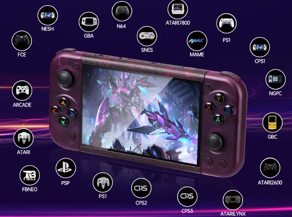 SUP Portatif 5.0 İnch Ekranlı Yüksek Görüntü Kalitesi Nostalji Oyun, Gameboy Mini Oyun Konsolu - 2