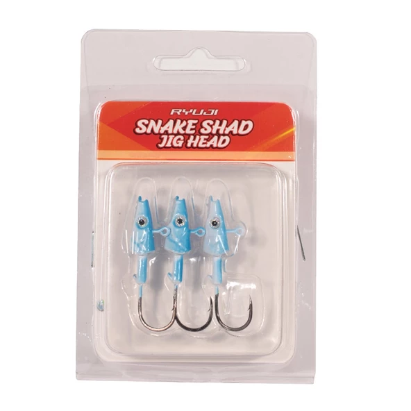 Ryuji Snake Shad #2/0 10gr Jig Head - Resim 3