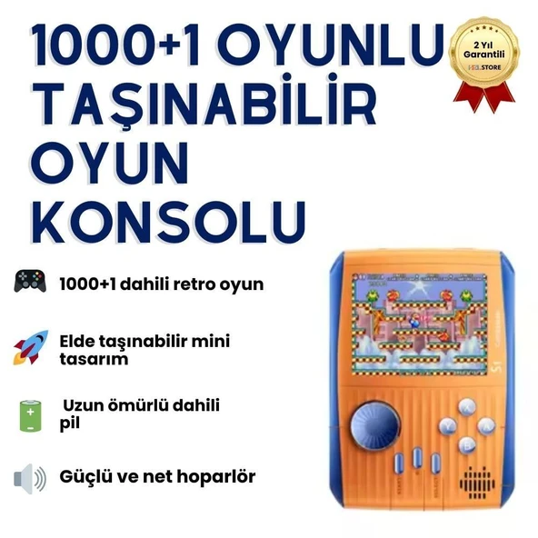 S1 Atari Taşınabilir  El Tipi Retro Oyun Konsolu ürün görseli 1