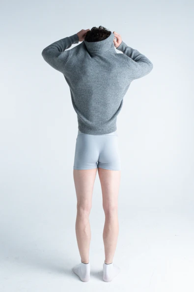 Mercan Pamuklu Likralı Çok Renkli Esnek 3'lü Erkek Boxer (GRİ SİYAH LACİVERT) - 5