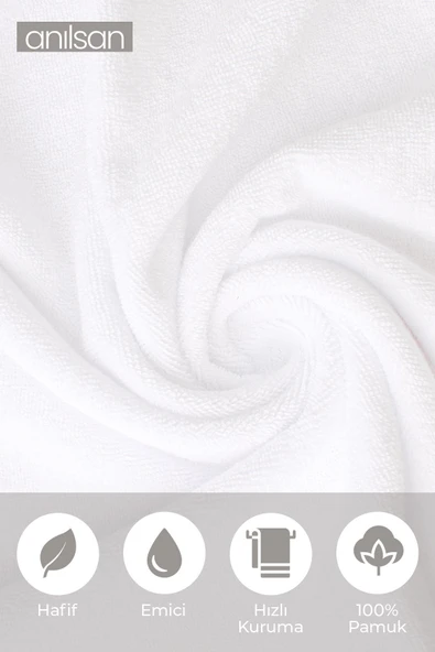 3'lü Greek Havlu Set-1 Adet El Havlusu 50x90, 1 Adet Banyo Havlusu 70x140 1 Adet Ayak Havlusu 50x70 - 4