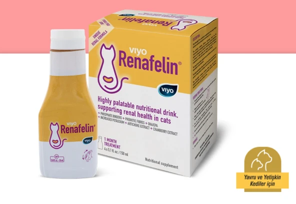 Viyo Renafelin Kediler için Böbrek Destekleyici 150ml