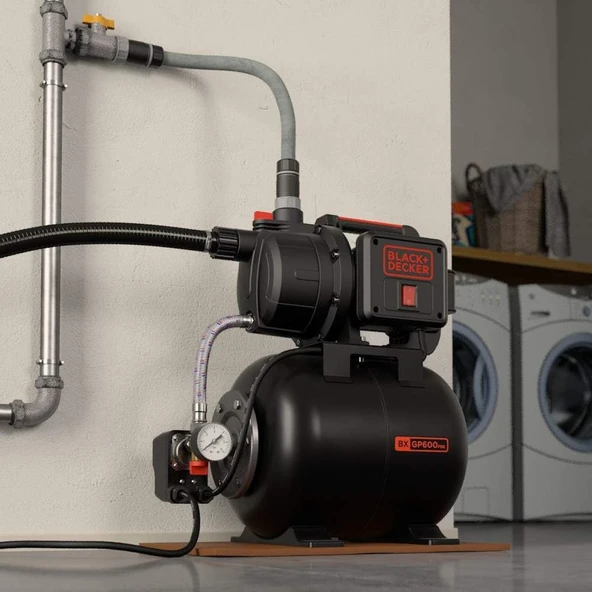 Black & Decker BXGP600PBE Hidrofor Pompa 600 W - Resim 2