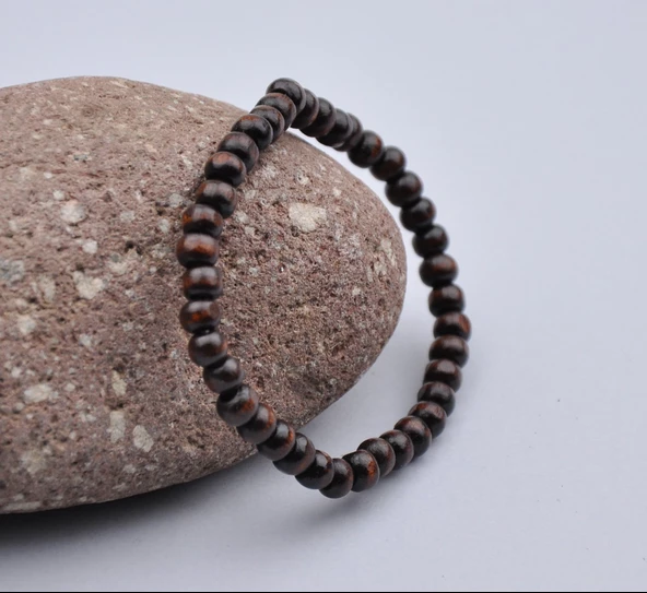 Erkek Doğal Taş Ahşap Bileklik ürün görseli 1