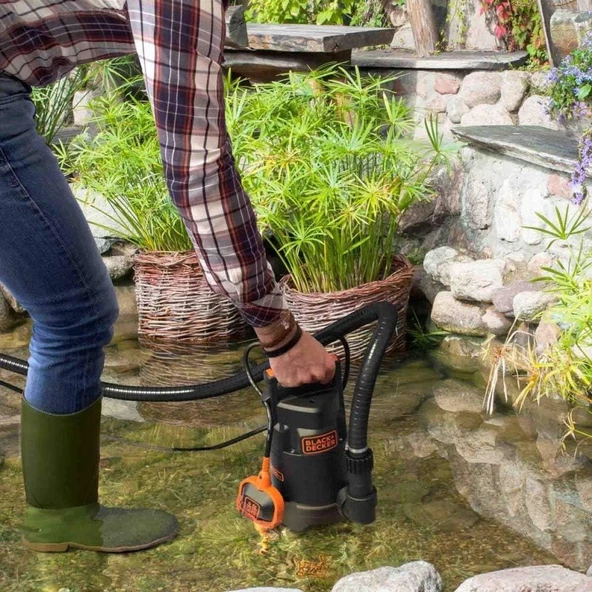 Black & Decker BXUP750PTE Temiz ve Kirli Su Dalgıç Pompa 750W - Resim 4