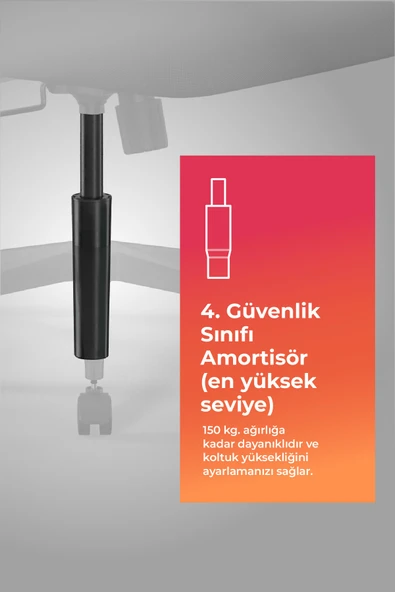 Ergolife Sit 8 Ofis Koltuğu | Ayarlanabilir Kolçaklı, Fileli Ayarlanabilir, Bilgisayar Sandalyesi -DF.D.1.243 - 6