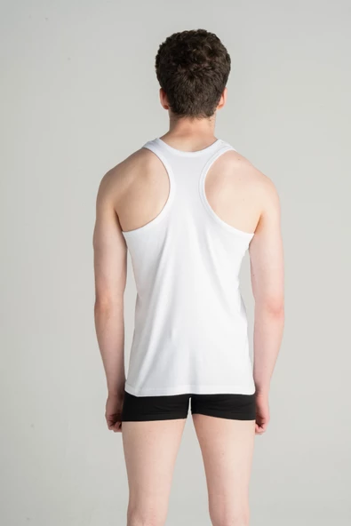 Mercan %100 Pamuklu Sporcu Erkek Atlet - 2